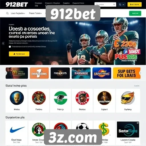 Opções de apostas disponíveis no 912bet